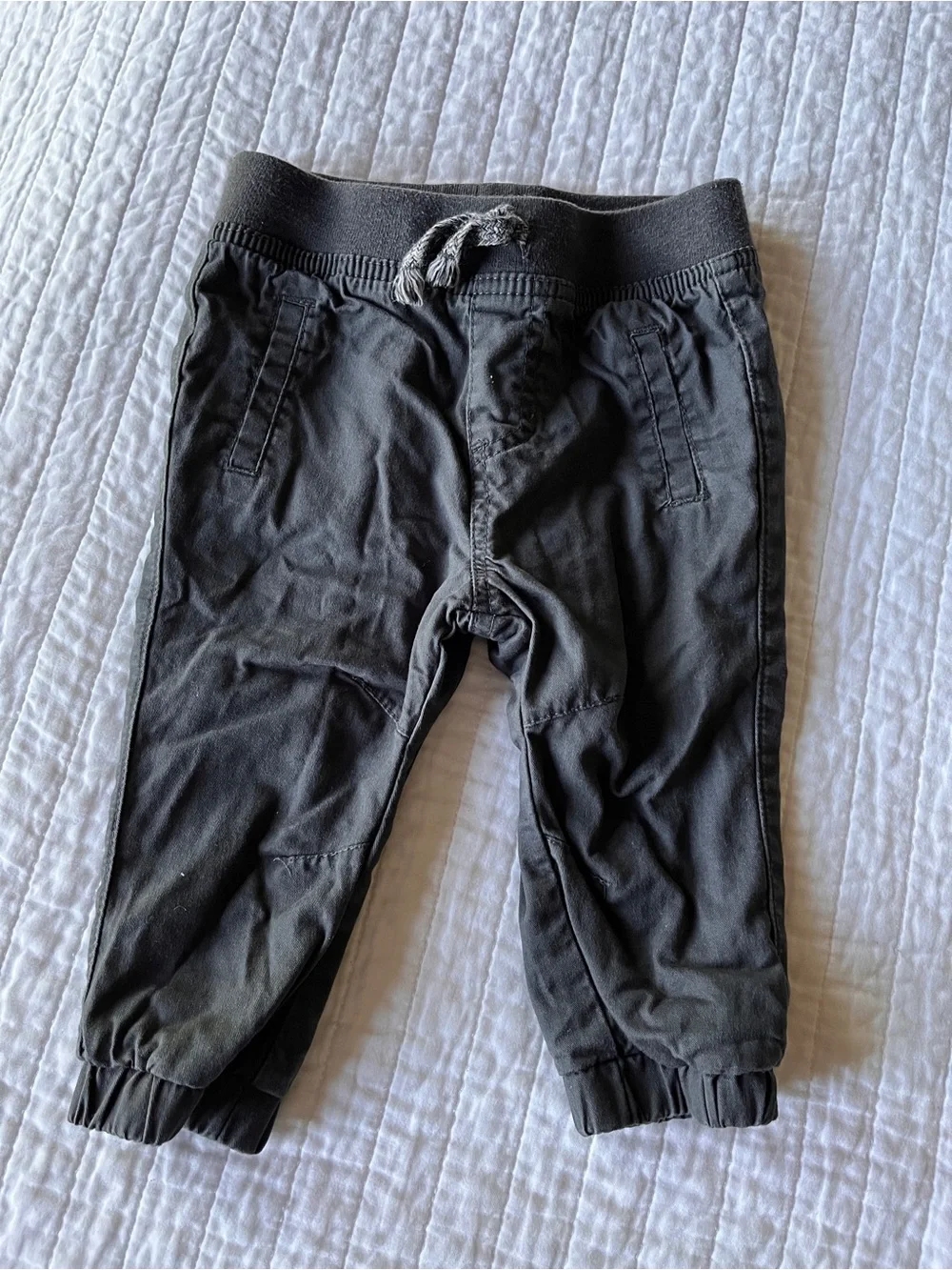 Gap & Cat and Jack Boys Bottoms Trio - Gray, Jeans & Khaki